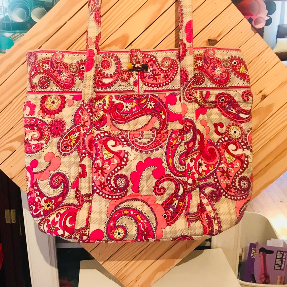 Vera Bradley Vera Tote - Paisley Meets Plaid